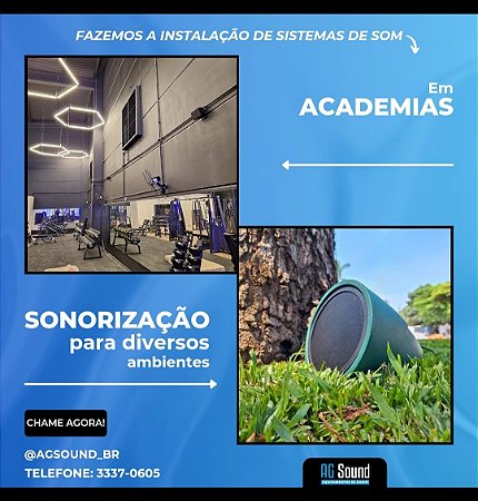 Instalação de Sonorização Ambiente