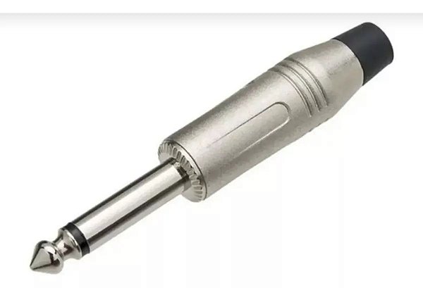 Conector P10 Mono Mxt P04NC-GC1 Prata