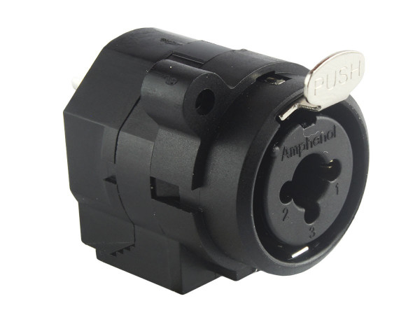 Conector XLR/P10 Painel Combo Amphenol ACJ6S