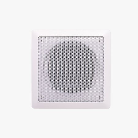 Arandela com Bluetooth WLS Q5 Quadrada Branca 1 Ativa e 1 Passiva