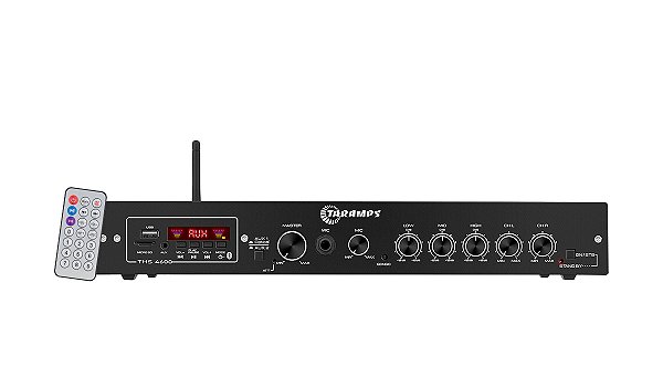 Amplificador Taramps THS- 4600 ÓPTICO/USB/BT - 2x125 WRMS