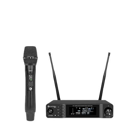 Microfone sem Fio Kadosh K621M Mão UHF
