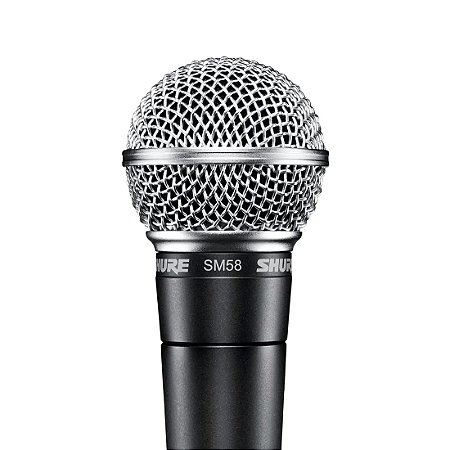 Microfone com fio Shure SM-58LC - Preto