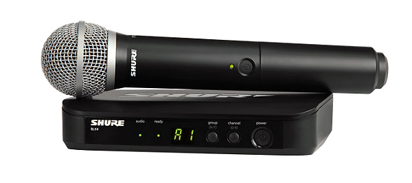 Microfone sem fio Shure BLX24BR/PG58