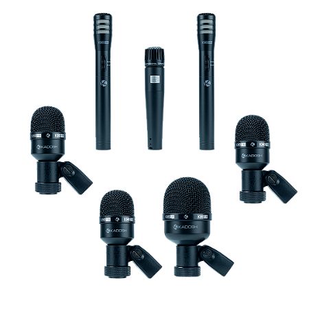 Kit de Microfone para Bateria Kadosh KMD-107 com 7 Peças