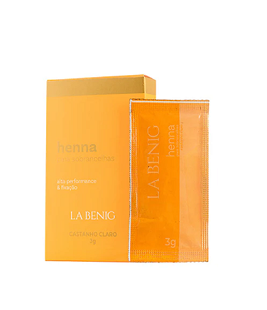 REFIL Henna La Benig - CASTANHO CLARO 3g