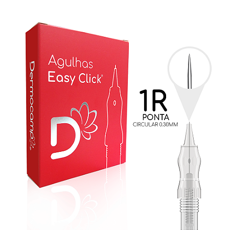 Agulha Dermocamp EASY CLICK - caixa com 10 unidades