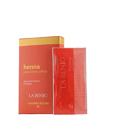 Henna REFIL La Benig Alta Fixação Profissional 3g
