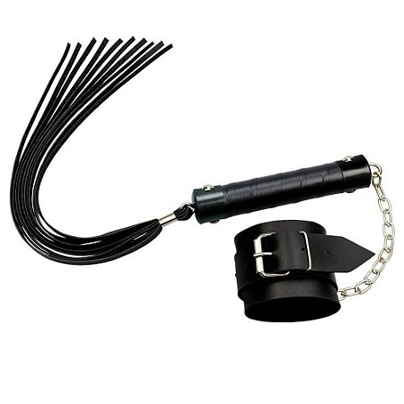 Chicote 10 tiras com bracelete