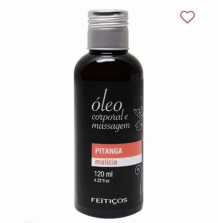 Óleo corporal para massagem feitiços 120ml