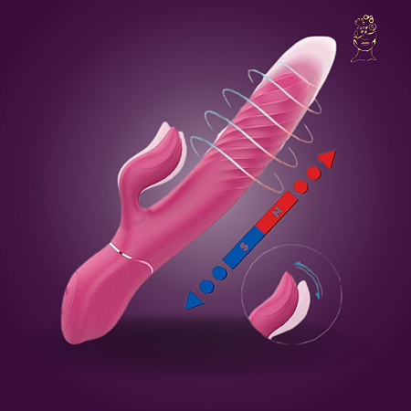 Vibrador de ponto G e clítores Lighters que vibra e faz vai e vem S-Hand