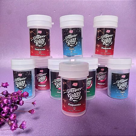 Bolinhas lubrificantes Pepper Ball que estouram Pepper Bland com 2 unidades