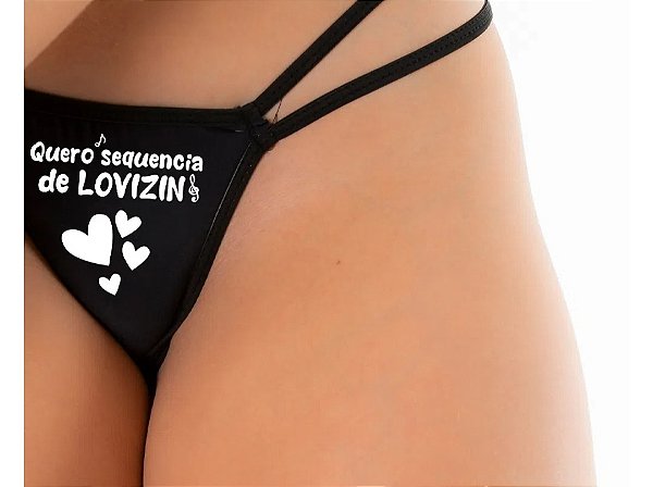 Calcinha sexy "SEQUENCIA DE LOVIZIM"