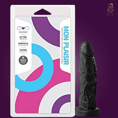 Prótese Maciça Mon Plaisir  17,5 x 4 cm Soulsex