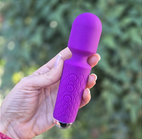 Vibrador Mini Varinha Mágica Recarregável Si