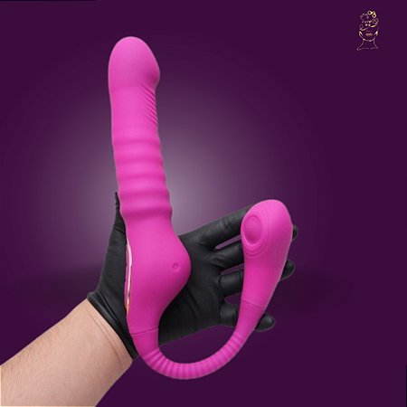 Vibrador de Ponto G e Clitóris com Dedilhar/Tapping Indicado para Inversão e Casal de Mulheres- Darla - SI