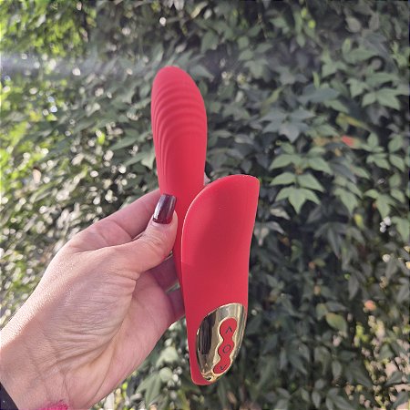 Vibrador Angel com Dedinhar (Tapping) para Clitóris e Ponto G – 10 Vibrações + 3 Estímulos, Recarregável e Resistente à Água