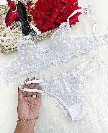 Conjunto LINGERIE I love Tamanho G