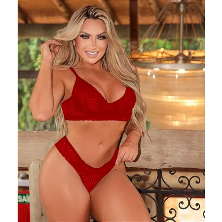 Conjunto Lingerie tour com aro sem bojo TAMNHO M