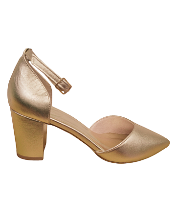 Scarpin Verona Dourado