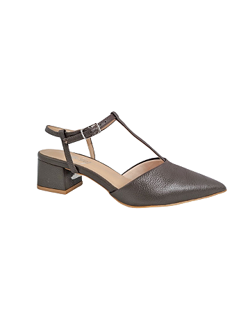 Scarpin Génova Café