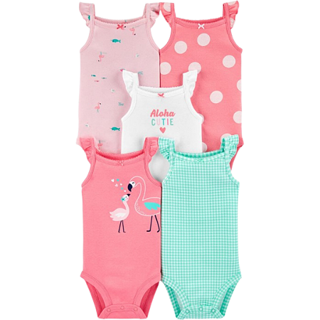 Kit com 5 Peças Regatas