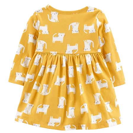 Vestido Com Gatinhos
