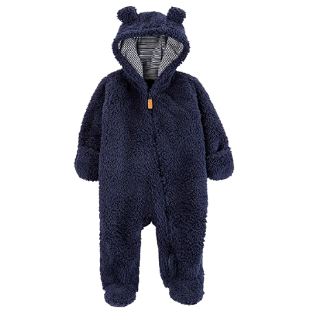Macacão com Fleece Ursinho
