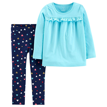 Kit com 2 Peças Blusa e Calça