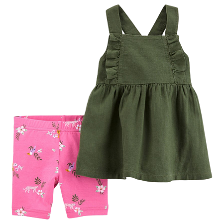 Kit 2 Peças com Bata e Shorts