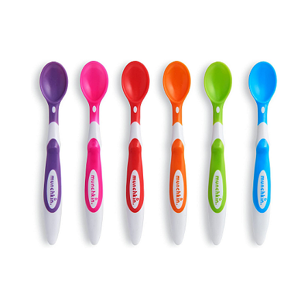 KIT COM 6 COLHERES DE SILICONE MUNCHKIN