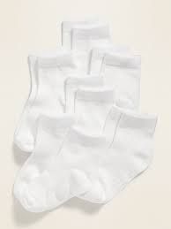 Kit 6 pares de meia branca 6-12m