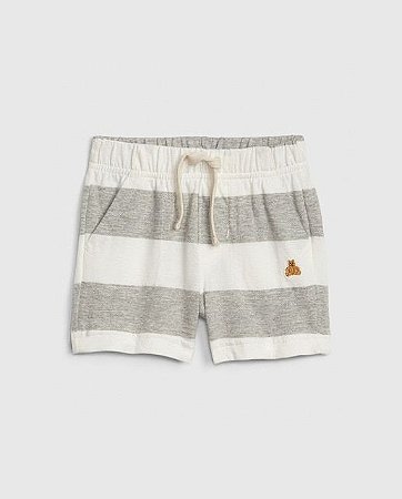 Shorts Listrado Ursinho