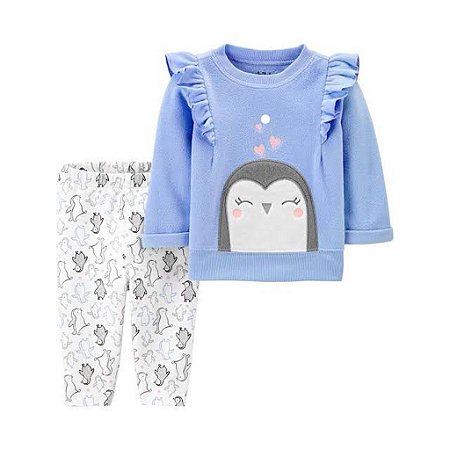 Kit 2 Peças Blusa manga longa e calça