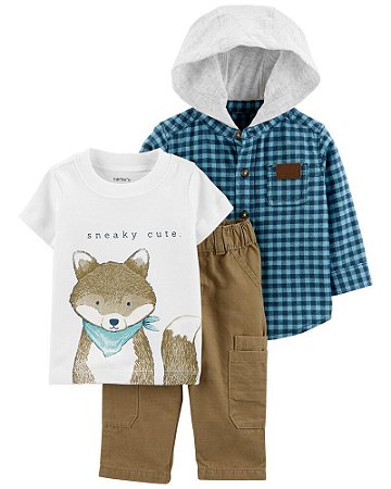 Conjunto 3 peças Sneaky Cute