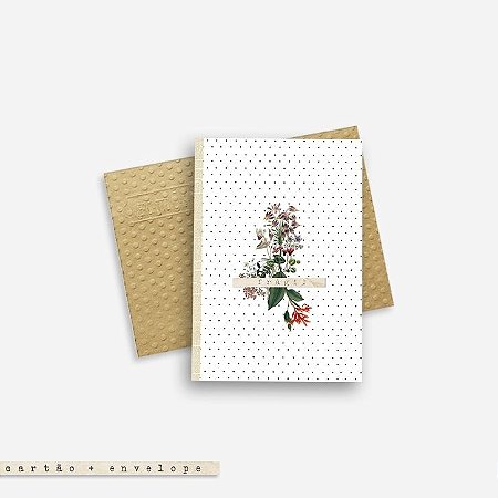 CARTÃO ENVELOPE - Bouquet Frágil