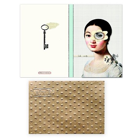 CARTÃO ENVELOPE - Caroline Look Inside