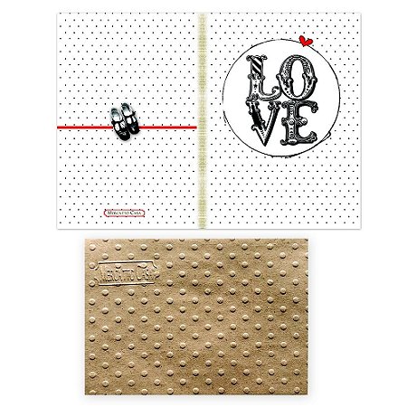 Cartão Envelope - LOVE