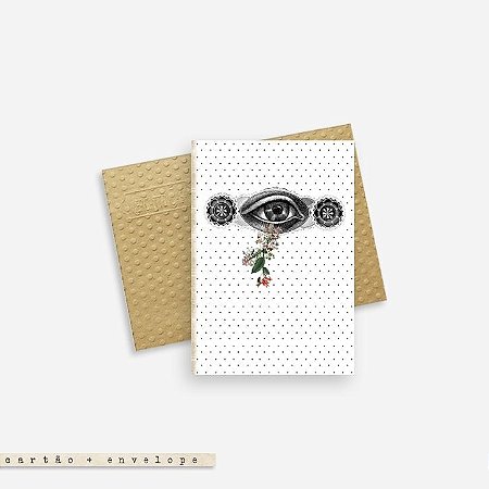 Cartão Envelope - Olho