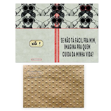 Cartão Envelope - Se não está fácil