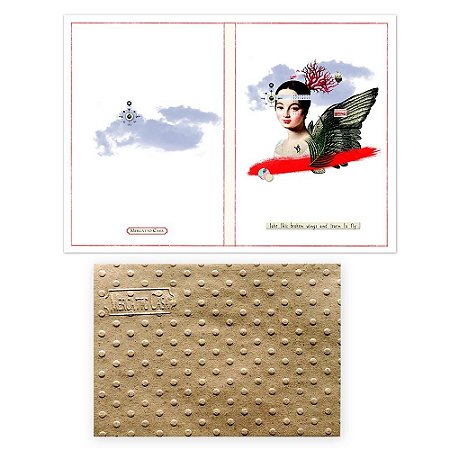 Cartão Envelope - Take this broken wings