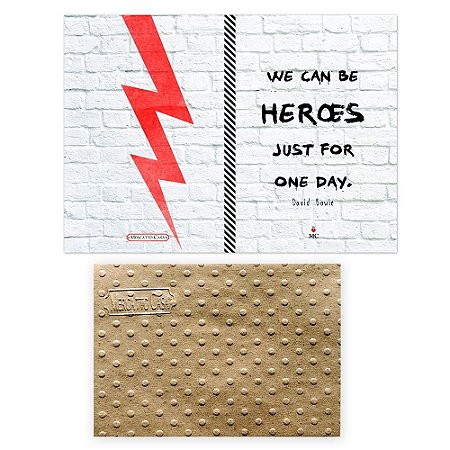 CARTÃO ENVELOPE - We can be heroes
