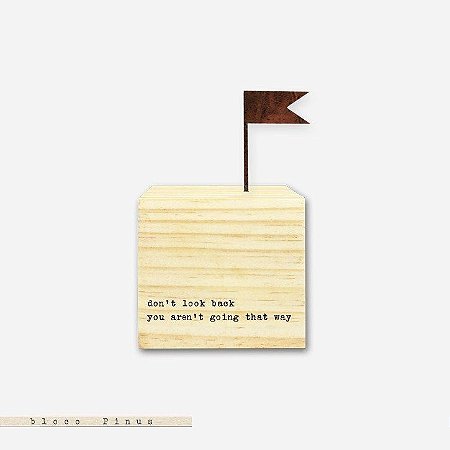 CUBO – DON’T LOOK BACK YOU AREN’T GOING THAT WAY