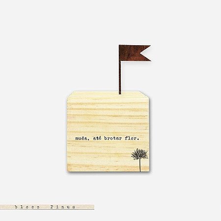 CUBO – MUDA. ATÉ BROTAR FLOR.