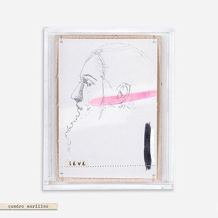 QUADRO ACRÍLICO COLAGEM P – PERFIL LEVE