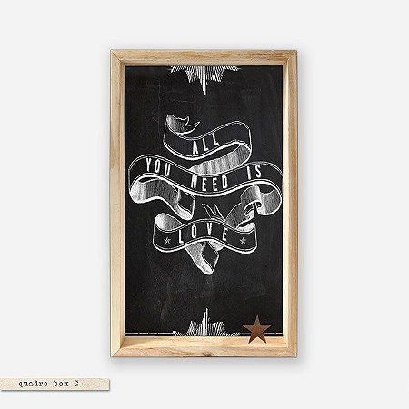 Quadro Box - All You Need is Love