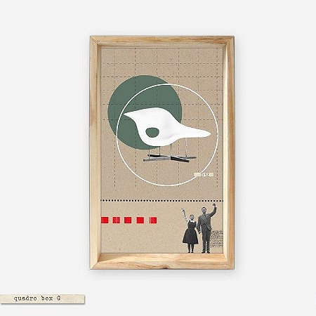 QUADRO BOX – CADEIRA EAMES LA CHAISE