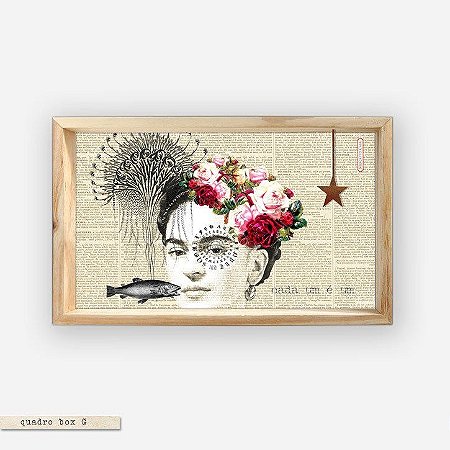 QUADRO BOX – FRIDA KAHLO #2 CADA UM É UM