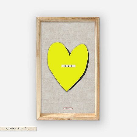 Quadro Box - Sim