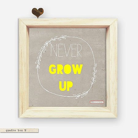 QUADRO BOX M – NEVER GROW UP